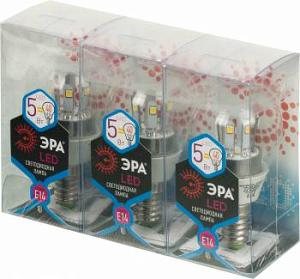 Лампа светодиодная Эра P45-5w-840-E14 5Вт (упак.:3шт)