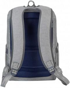 Рюкзак для ноутбука 15.6" Riva 7760 серый полиэстер женский дизайн (7760 GREY)