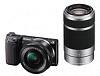 PhotoCamera Sony Alpha NEX-5TY kit black 16.1Mpix 16-50 / 55-210 3" 1080p SDXC CMOS 1x0 24minF rotLCD 7fr/s RAW 0fr/s HDMI Ком-т с объективом, NFCNP-F