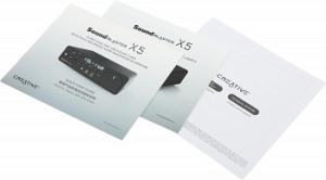 Звуковая карта Creative USB Sound Blaster X5 (Cirrus Logic CS43198) 5.1 Ret