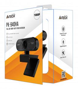 Камера Web A4Tech PK-940HA черный 2Mpix (1920x1080) USB2.0 с микрофоном