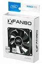 Вентилятор для корпуса Deepcool XFan 80 80х80x25 черный 4-pin (Molex) 20дБ (DP-FDC-XF80) Ret Вентилятор для корпуса Deepcool XFan 80 80х80x25 черный 4-pin (Molex) 20дБ (DP-FDC-XF80) Ret
