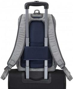 Рюкзак для ноутбука 15.6" Riva 7760 серый полиэстер женский дизайн (7760 GREY)