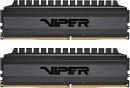 Память DDR4 2x32Gb 3600MHz Patriot PVB464G360C8K Viper 4 Blackout RTL Gaming PC4-28800 CL18 DIMM 288-pin 1.35В с радиатором Ret