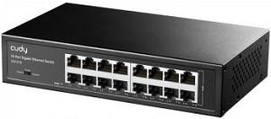 Коммутатор Cudy GS1016 (L2) 16x1Гбит/с неуправляемый
