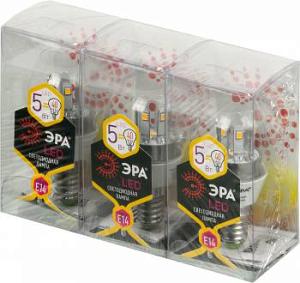 Лампа светодиодная Эра P45-5w-827-E14 5Вт (упак.:3шт)