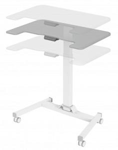 Стол для ноутбука Cactus VM-FDE101 столешница МДФ серый 80x60x123см (CS-FDE101WGY)