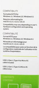 Жесткий диск Toshiba USB 3.0 2Tb HDTB520EK3AA Canvio Basics 2.5" черный
