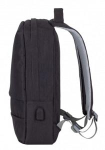 Рюкзак для ноутбука 15.6" Riva 7562 черный полиэстер (7562 BLACK)