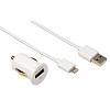 Зарядное устройство Hama Piccolino + кабель USB A-Apple Lightning (m-m) 1.5м черный (H-119423)