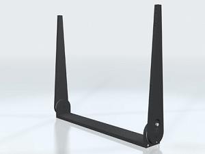 Кронштейн монтажный в стойку Hatteland Display JH 26BRD STD_A1