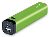 Мобильный аккумулятор Genius ECO-U267 Li-Ion 2600mAh 1A зеленый