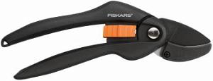 Секатор контактный Fiskars SingleStep P25 черный/оранжевый (1000564)