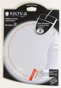 Коврик для мыши Nova Microptic+ Elegance серебро 175х220 NElegS