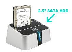 Док-станция для HDD AgeStar 3CBT2 SATA II пластик серебристый 1