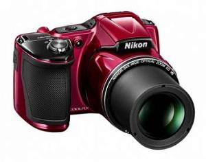 PhotoCamera Nikon CoolPix L830 red 16Mpix Zoom34x 3" 1080p 59Mb SDHC SDXC CMOS 1x2.3 IS opt+el turLCD HDMI + сумкаAA