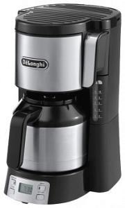 Кофеварка капельная Delonghi ICM 15750 1000Вт черный