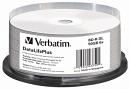 Диск BD-R Verbatim 50Gb 6x Cake Box (25шт) Double Layer Printable (43750)