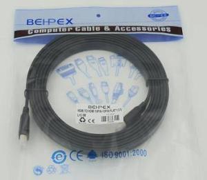 Кабель аудио-видео FLAT HDMI (m)/HDMI (m) 3м. черный