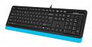 Клавиатура A4Tech Fstyler FK10 черный/синий USB (FK10 BLUE) Клавиатура A4Tech Fstyler FK10 черный/синий USB (FK10 BLUE)