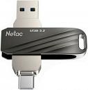 Флеш Диск Netac 64GB US1 NT03US11C-064G-32BK USB3.0 черный/серебристый Флеш Диск Netac 64GB US1 NT03US11C-064G-32BK USB3.0 черный/серебристый