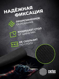 Коврик для мыши Cactus Night Cat 220x180x2мм (CS-MPC-P12XS)