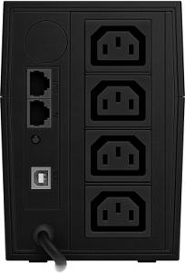 Источник бесперебойного питания Powercom Raptor Plus RPT650IU 390Вт 650ВА черный