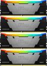 Память DDR4 4x8GB 3200MHz Kingston KF432C16RB2AK4/32 Fury Renegade RGB RTL Gaming PC4-25600 CL16 DIMM 288-pin 1.35В dual rank с радиатором Ret