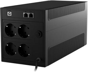 Источник бесперебойного питания Powercom Raptor Plus LCD RPT1600EULCD 960Вт 1600ВА черный