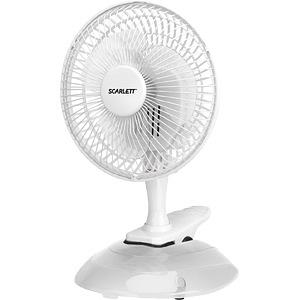 Вентилятор настольный Scarlett SC-DF111S01 25Вт скоростей:2 белый