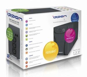 Источник бесперебойного питания Ippon Back Power Pro 700 New 420Вт 700ВА черный