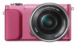 PhotoCamera Sony Alpha NEX-3NL Kit розовый