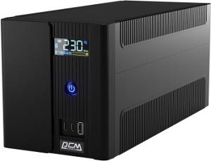 Источник бесперебойного питания Powercom Raptor Plus LCD RPT1200EULCD 720Вт 1200ВА черный