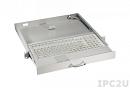 Выдвижная промышленная клавиатура с тачпадом для монтажа 19" AXIOM AX7042W_PAD