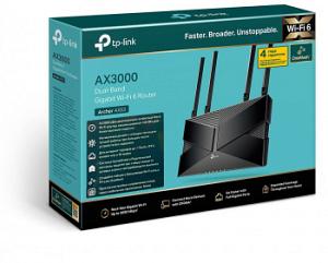 Роутер беспроводной TP-Link Archer AX53 AX3000 10/100/1000BASE-TX черный