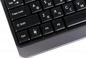 Клавиатура A4Tech Fstyler FK11 черный/серый USB slim