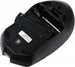 Мышь A4Tech V-Track G3-200NS черный оптическая 1200dpi беспров. USB 3but