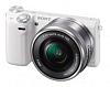 PhotoCamera Sony Alpha NEX-5TL kit white 16.1Mpix 16-50 3" 1080p SDXC CMOS 1x0 24minF rotLCD 7fr/s RAW 0fr/s HDMI Ком-т с объективом, NFCNP-FW50