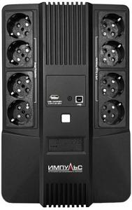 Источник бесперебойного питания Импульс Мастер 800 480Вт 800ВА черный