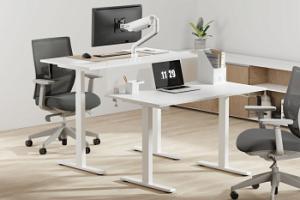 Подстолье Cactus CS-MDF-WT белый черный каркас белый 133x118x60см