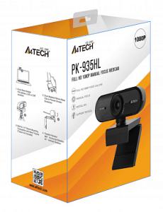 Камера Web A4Tech PK-935HL черный 2Mpix (1920x1080) USB2.0 с микрофоном