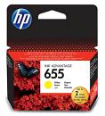 Картридж струйный HP 655 CZ112AE желтый (600стр.) для HP DJ IA 3525/4615/4625/5525/6525