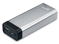 Мобильный аккумулятор Genius ECO-U527 Li-Ion 5200mAh 2A серебристый