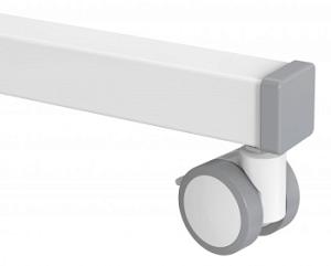 Стол для ноутбука Cactus VM-FDE101 столешница МДФ белый 80x60x123см (CS-FDE101WWT)