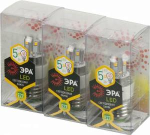Лампа светодиодная Эра P45-5w-827-E27 5Вт (упак.:3шт)