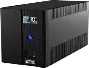 Источник бесперебойного питания Powercom Raptor Plus LCD RPT1600IULCD 960Вт 1600ВА черный