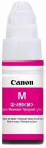 Чернила Canon GI-490M 0665C001 пурпурный 70мл для Canon Pixma G1400/G2400/G3400