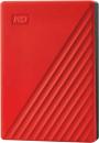 Жесткий диск WD USB3.2 Gen1 4TB WDBPKJ0040BRD-WESN My Passport 2.5" красный
