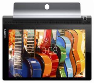 Планшет Lenovo Yoga Tablet 3 YT3-X50 Z3745 (1.33) 4C/RAM1Gb/ROM16Gb 10.1" IPS 1920x1200/3G/4G/WiFi/BT/8Mpix/1.6Mpix/GPS/Android 5.1/черный/Touch/micro