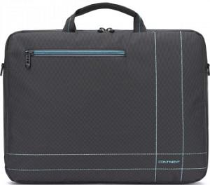 Сумка для ноутбука 15.6" Continent CC-201 GB серый нейлон/полиэстер